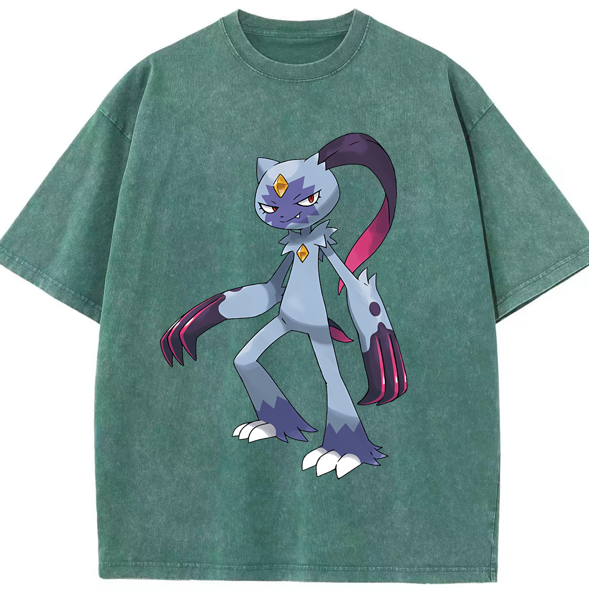 （画像用） ポケットモンスター Pokémon 綿100% ヴィンテージ風 半袖Tシャツ（フロントプリント）
